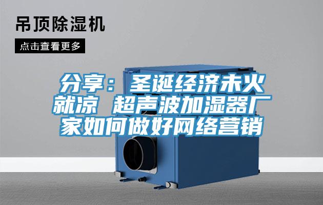 分享：聖誕經濟未火就涼 超聲波加濕器廠家如何做好網絡營銷