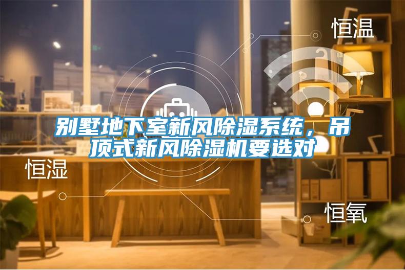 別墅地下室新風除濕係統，吊頂式新風蘑菇视频网站要選對