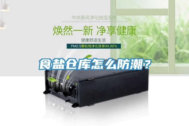 食鹽倉庫怎麽防潮？