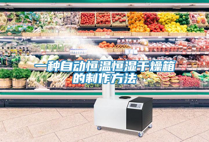 一種自動恒溫恒濕幹燥箱的製作方法