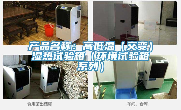 產品名稱：高低溫（交變）濕熱試驗箱（環境試驗箱係列）
