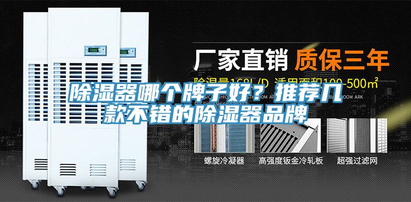 除濕器哪個牌子好？推薦幾款不錯的除濕器品牌